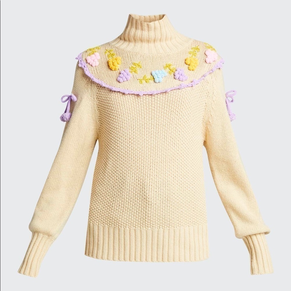 LOVESHACKFANCY Rhett Turtleneck Sweater - Picture 4 of 13